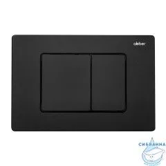 Кнопка смыва Abber AC0120MB (черный матовый)