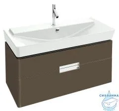 Тумба Jacob Delafon Reve EB1136-G80 97 коричневый с раковиной Reve 100