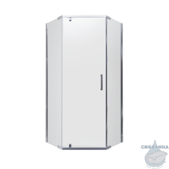 Душевое ограждение Тритон Дека-Хром 90x90 профиль хром, стекло прозрачное (без поддона)