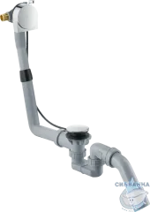 Слив-перелив Hansgrohe для ванн 58113000 полуавтомат