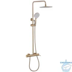 Душевая система Abber Emotion 250 1 режим AF8816G (золото матовое)