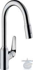 Смеситель для кухни Hansgrohe Focus M42 71800000 (хром)