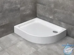 Акриловый поддон Radaway Laros E Compact 100х80 SLE81017-01L