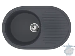 Кухонная мойка Ulgran U-107 73 антрацит