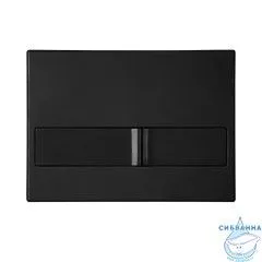 Кнопка смыва BERGES Novum L5 40015 черная матовая
