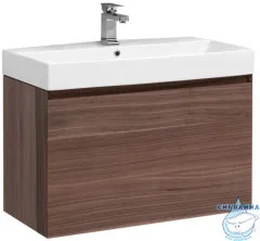 Тумба под раковину Aquanet Нью-Йорк 85 орех 203947