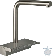 Смеситель для кухни Hansgrohe Aquno Select M81 Sbox 73830800 ( нержавеющая сталь)