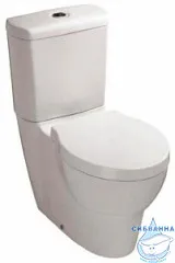 Унитаз напольный Jacob Delafon Ove 19974W-00 с сиденьем Soft Close (микролифт) , без бачка