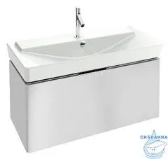 Тумба Jacob Delafon Reve 117 серый антрацит с раковиной Reve 120