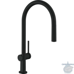 Смеситель для кухни Hansgrohe Talis M54 1jet 72802670 (черный матовый)