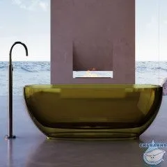 Ванна из полиэфирной смолы ABBER Kristall 170х75 AT9703Vesuvian оливковая