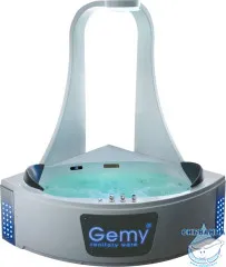 Акриловая ванна Gemy G9069 K 151х151 с гидромассажем