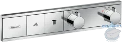 Встраиваемый термостатичесий смеситель для ванны Hansgrohe RainSelect 15380000 (хром)