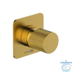 Встраиваемый смеситель для душа Wasserkraft Schunter 8251 (матовое золото)