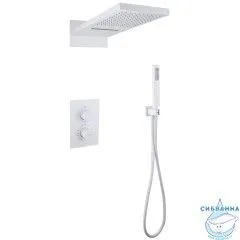 Душевая система Abber Weiss Insel 230 1 режим AF8052W (белый матовый)
