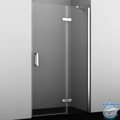 Дверь в нишу Wasserkraft Aller 120 см профиль хром, стекло прозрачное 10H05R