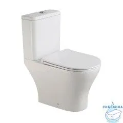 Унитаз напольный безободковый Calypso CS3245TK с сиденьем Soft Close (микролифт)