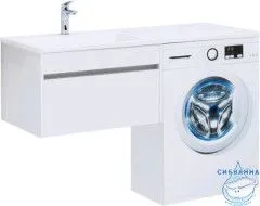  Тумба Aquanet Токио 68 236917 L белый глянец с раковиной Даллас 130