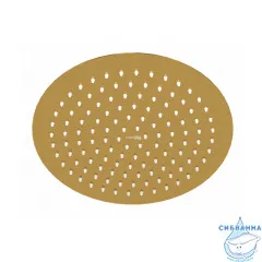 Верхний душ Wasserkraft 25 см 1 режим A259 (матовое золото)