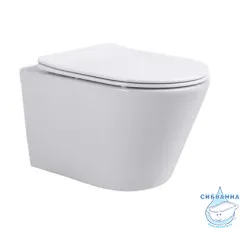 Унитаз подвесной безободковый TONI ARTI Forli  TA-1905 с сиденьем Soft Close (микролифт)