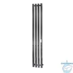 Полотенцесушитель электрический Toni Arti Siena pulsante 4П 180x1200 оружейная сталь