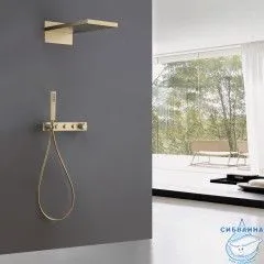 Душевая система Abber Rund 230 1 режим AF8752G (золото матовое)