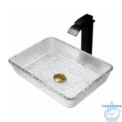 Раковина на столешницу 46 см ABBER Glas AK2313