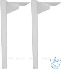 Ножки для мебели Aquanet Nova белый , 2 шт