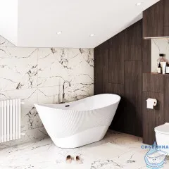 Акриловая ванна Grossman Galaxy GR-2104M 170X75 с каркасом (белый матовый)