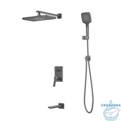 Душевая система Iddis Parker 340 1 режим PARGM03i68 (графит)