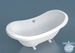Ванна из литьевого мрамора Esse Rodos 195x91