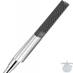Ручной душ Hansgrohe Rainfinity 1 режим 26866000 (черный/хром)