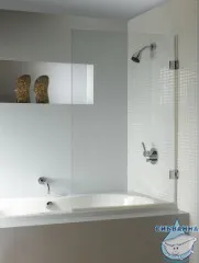 Шторка для ванны Riho VZ Scandic R 80х150 GX01032C2 профиль хром, стекло прозрачное