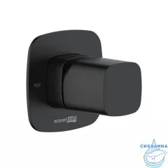 Встраиваемый смеситель для душа Wasserkraft Nuthe 9151 (черный матовый)