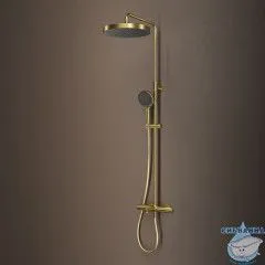 Душевая система с тропическим душем, изливом и термостатом, , Duna, IDDIS, DUNMGSTi06