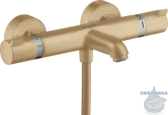  Смеситель для ванны Hansgrohe Ecostat Comfort 13114140 ( шлифованная бронза)