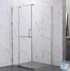 Душевое ограждение Veconi Rovigo 120x90 профиль хром, стекло прозрачное RV19-12090-01-C5 (без поддона)