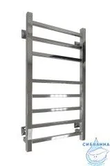 Полотенцесушитель электрический Санприз Квадро П8 40Х80 U (хром)