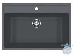 Кухонная мойка Ulgran U-600 76 антрацит