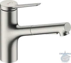 Смеситель для кухни Hansgrohe Zesis M33 74800800 (нержавеющая сталь)