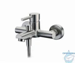 Смеситель для ванны WasserKRAFT Wern 4201 с душевым гарнитуром (хром матовый)