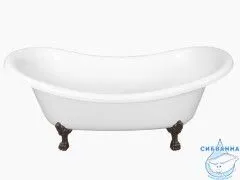 Ванна из литьевого мрамора New Line Sanitary Корсика на ножках 190х86