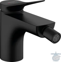 Смеситель для биде Hansgrohe Vivenis 75200670 (с донным клапаном) (черный матовый)