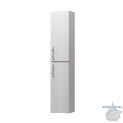 Пенал 1Marka Amethyst 30П (2 дверки) White L вогнутый
