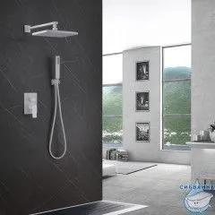 Душевая система Abber Weiss Insel 310 1 режим AF8018FW (белый матовый)