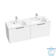 Тумба Ravak Classic II 130 см белый/серый с раковиной Ravak Classic 130