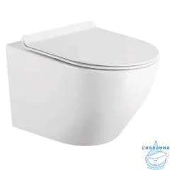 Унитаз подвесной безободковый Calypso CS46TK с сиденьем Soft Close (микролифт)