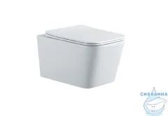 Унитаз подвесной безободковый Aquatek Либра  AQ0530N-00 с сиденьем Soft Close (микролифт)