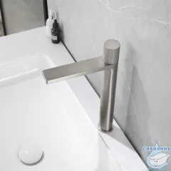 Смеситель для раковины Abber Rund AF8711SP (без донного клапана) (сатин)