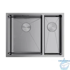 Кухонная мойка Omoikiri Taki  58-2-U/IF-IN-L 4993768 нержавеющая сталь